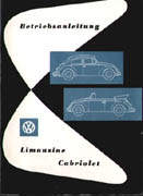 Betriebsanleitung Käfer 1957.