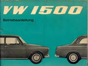 Anleitung für den VW 1500 (Typ 3) ab August 1965.